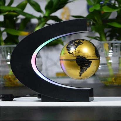 Sleek Modern Globe Table Lamp