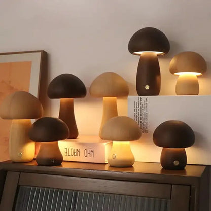Glowing Mushroom Table Night Lamp - Pexav