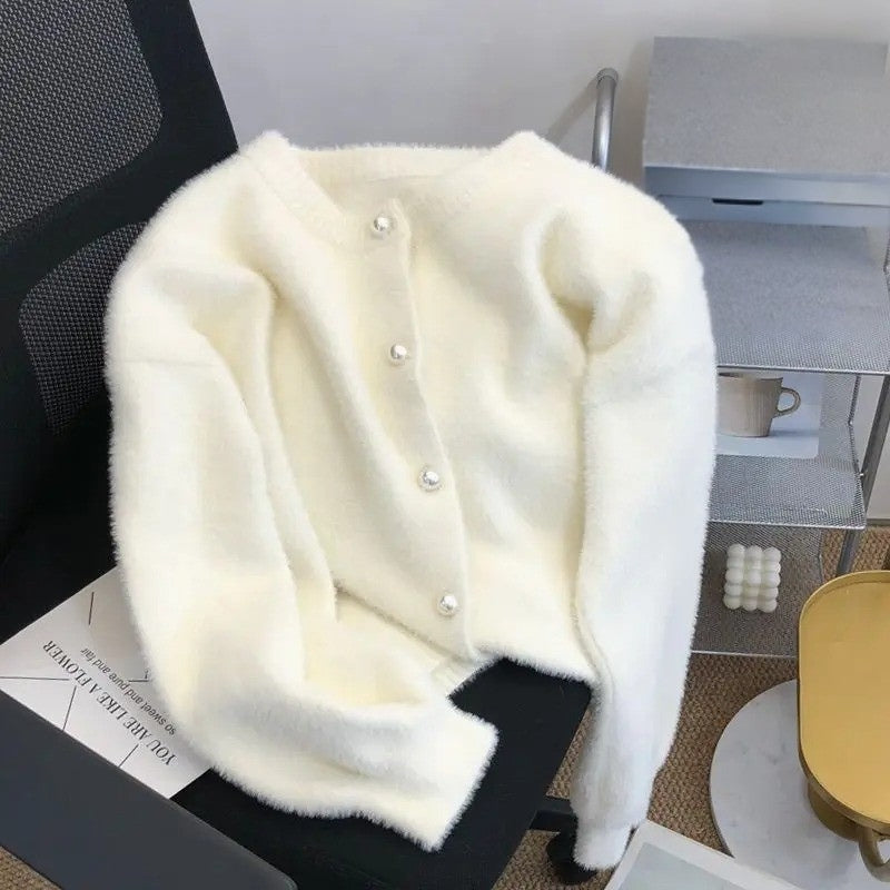 Cozy Women's Round Neck Sweater - Pexav