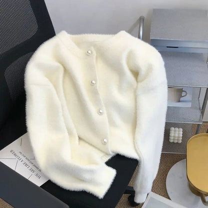 Cozy Women's Round Neck Sweater - Pexav