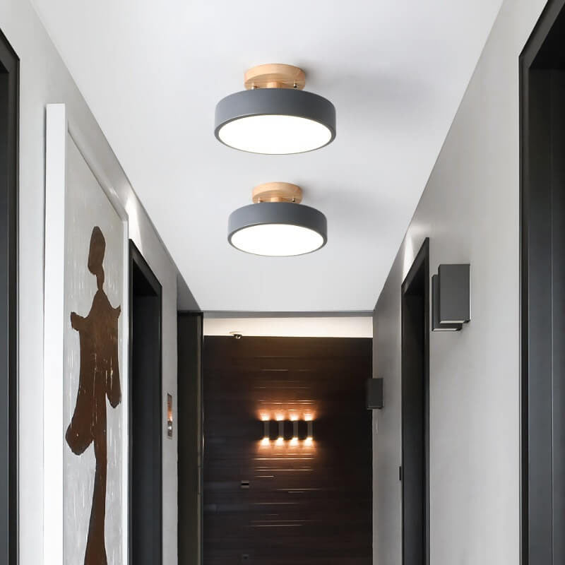 Simple Round LED Ceiling Light – Modern Flush Mount