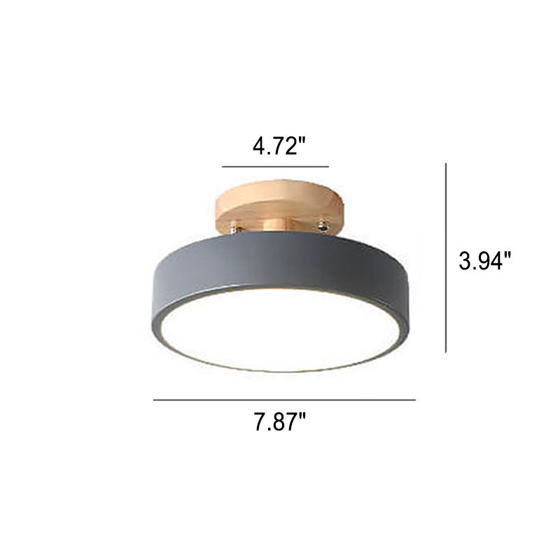 Simple Round LED Ceiling Light – Modern Flush Mount