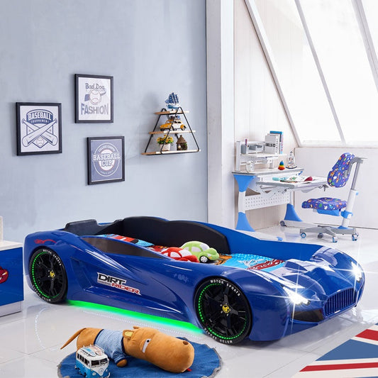 Fun Little Boys Racing Car Bed - Pexav