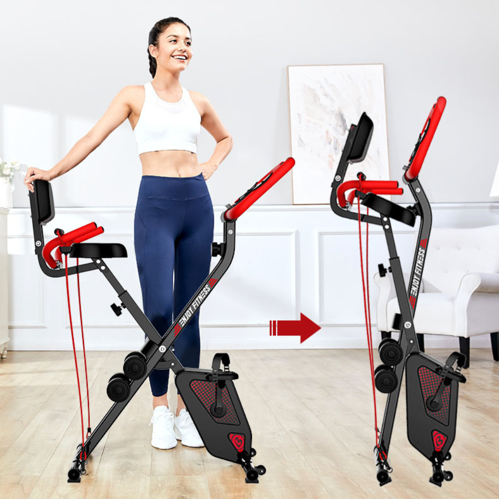 Compact Home Recumbent Exercise Cycle Bike