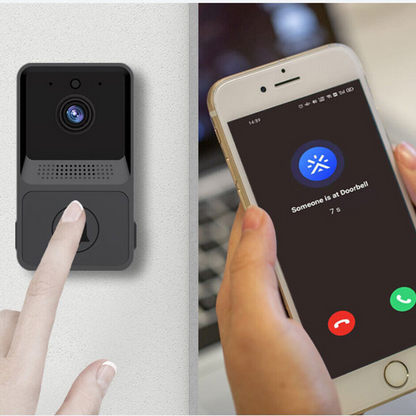 Wireless Smart Video Doorbell Security Camera System