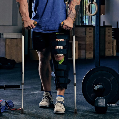 Comfortable Height Adjustable Walking Crutches for Adults - Pexav