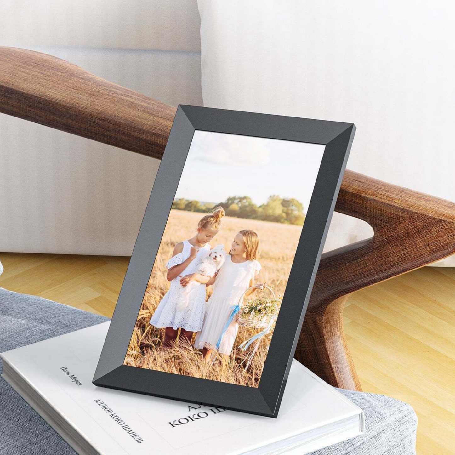 Wireless Digital Photo Frame 10 Inch Touch Screen Display