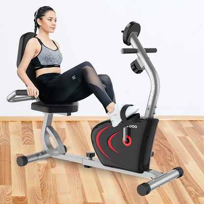 Compact Home Recumbent Exercise Bike Gym Equipment - Pexav