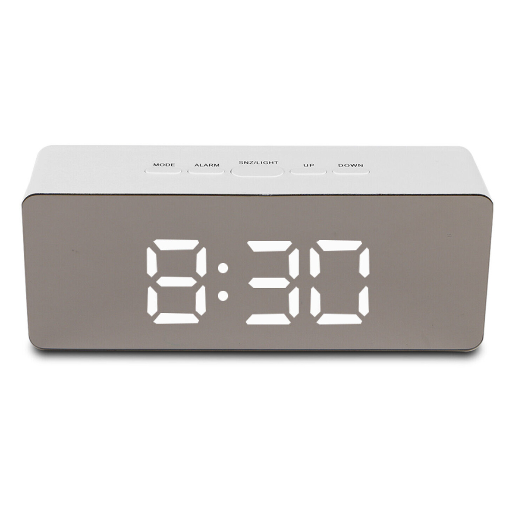 Sleek Modern LED Digital Desk Alarm Clock