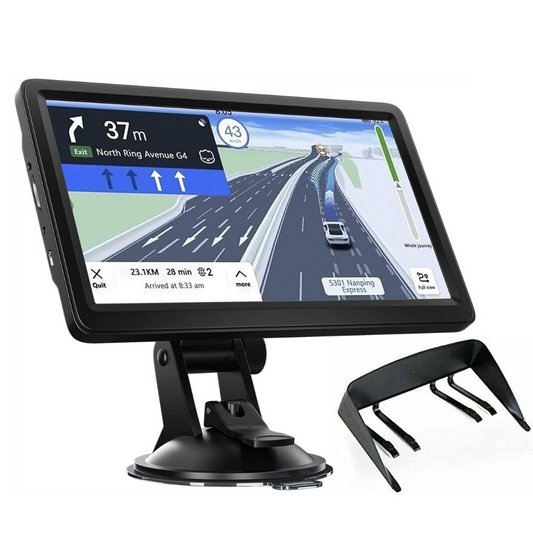 Advanced Vehicle GPS Navigation System with LCD Display - Pexav
