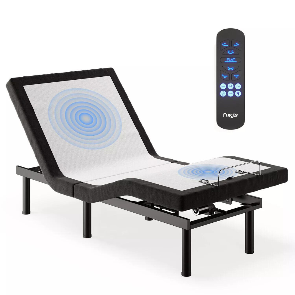 Comfortable Electric Adjustable Bed Frame with Remote Control