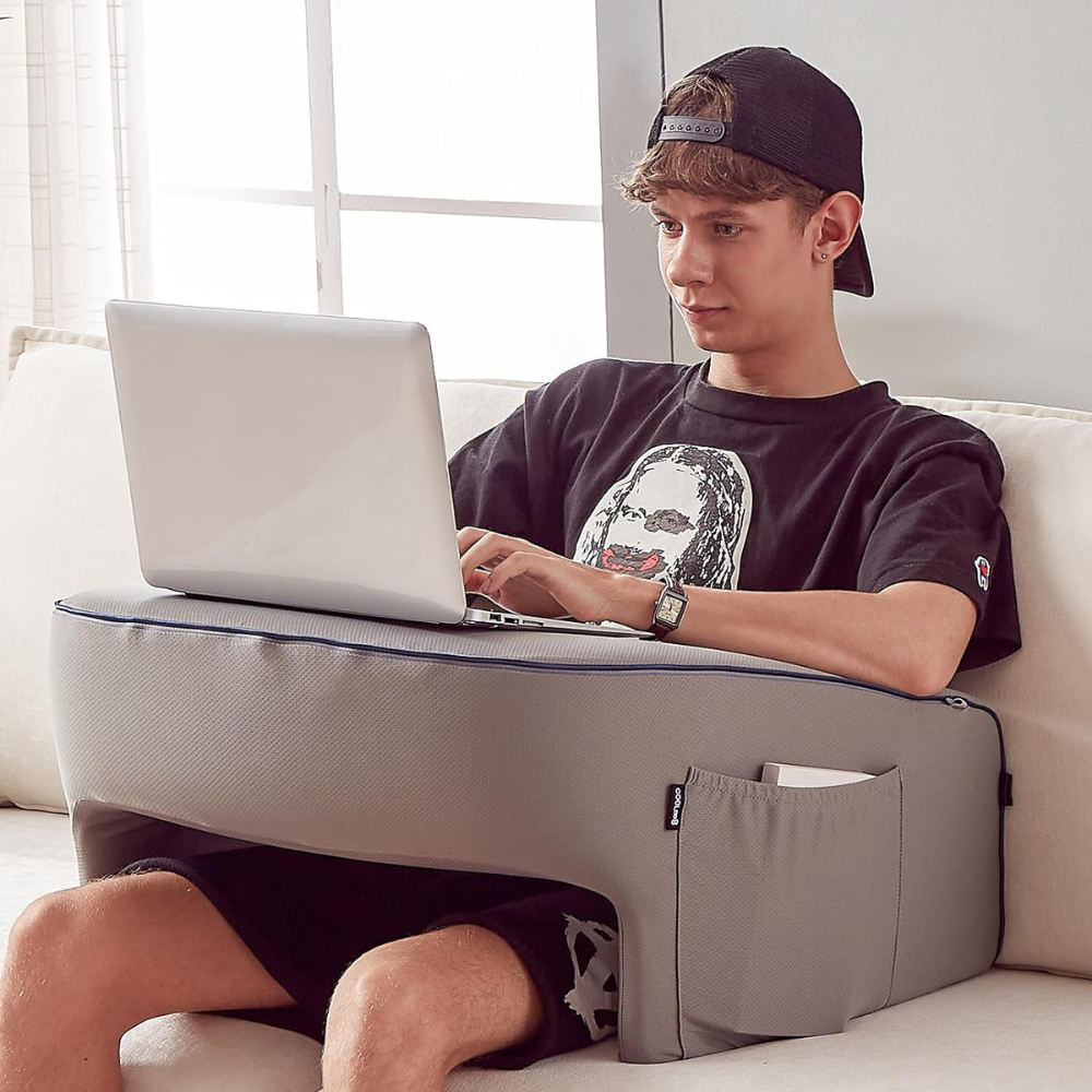 Comfortable Bed Laptop Tray Pillow Desk