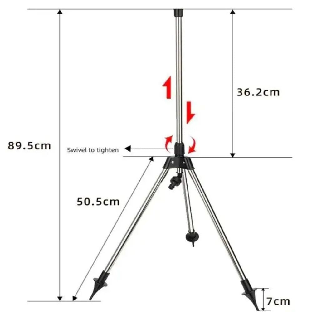 Adjustable Garden Water Sprinkler with Stable Base