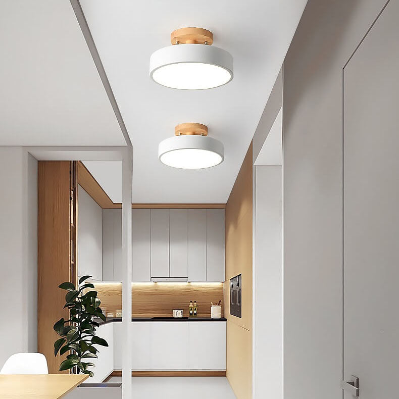Simple Round LED Ceiling Light – Modern Flush Mount