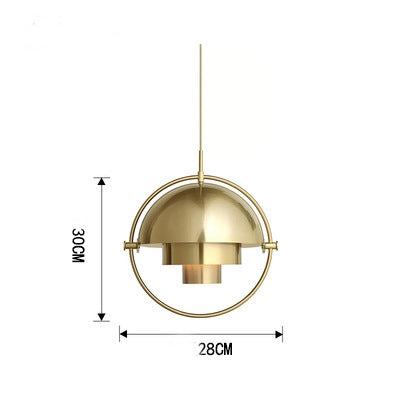 Unique Metal Sphere Pendant Light