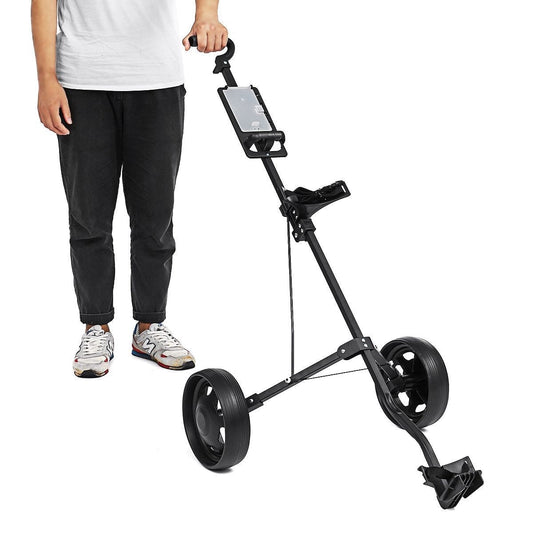 Compact Golf Pull Along Trolley Cart - Pexav