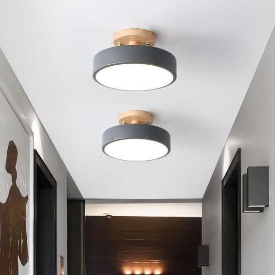 Simple Round LED Ceiling Light – Modern Flush Mount