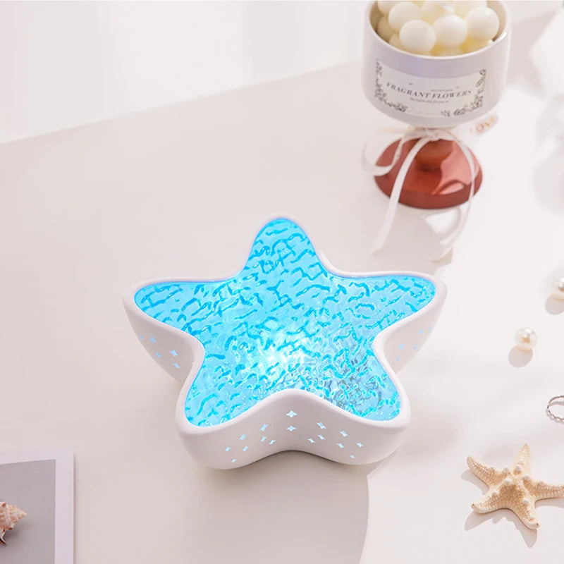 Colorful Sea Night Light Projector Lamp - Pexav