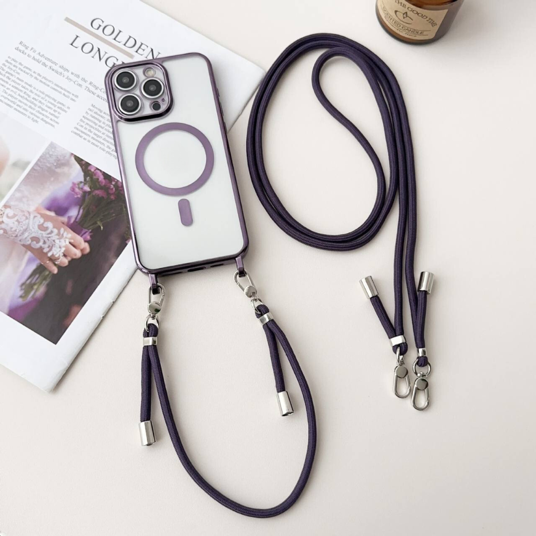 Clear Phone Shoulder Bag with Detachable Strap
