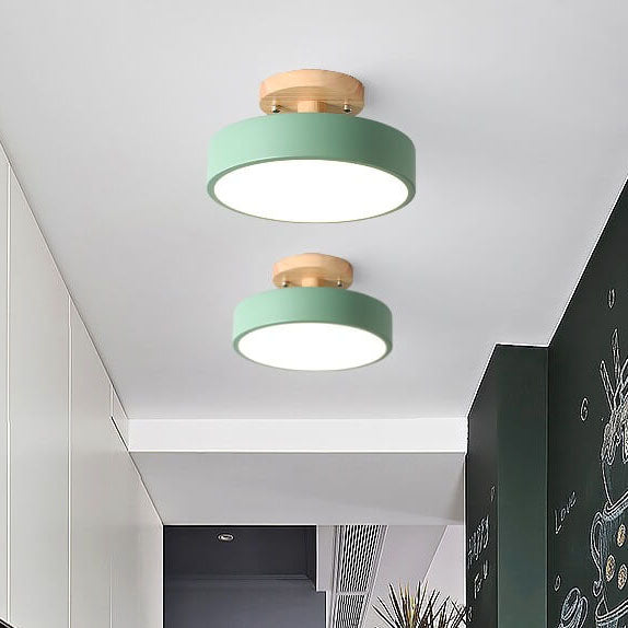 Simple Round LED Ceiling Light – Modern Flush Mount