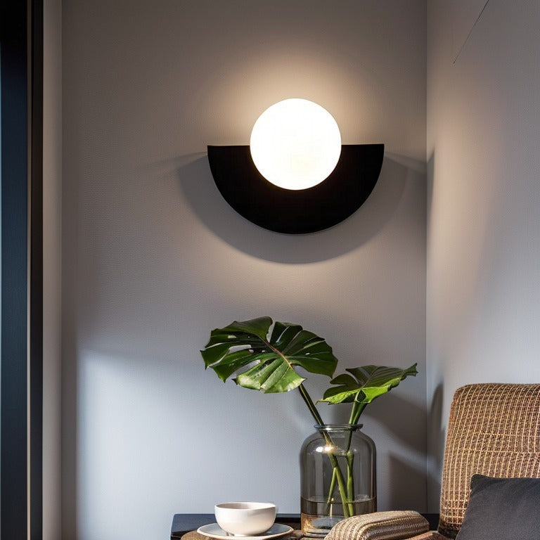 Glarefusion Nordic Semi-Circle Wall Light
