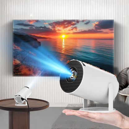 Compact 4K HD Portable Projector for Home and Travel - Pexav