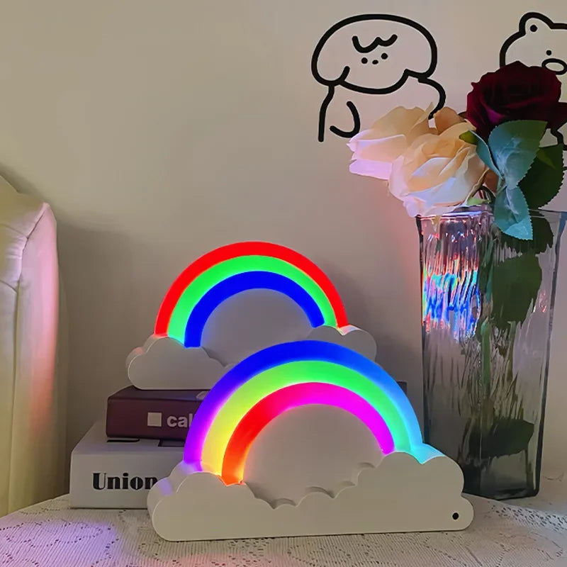 Colorful 3D LED Bedroom Night Light - Pexav