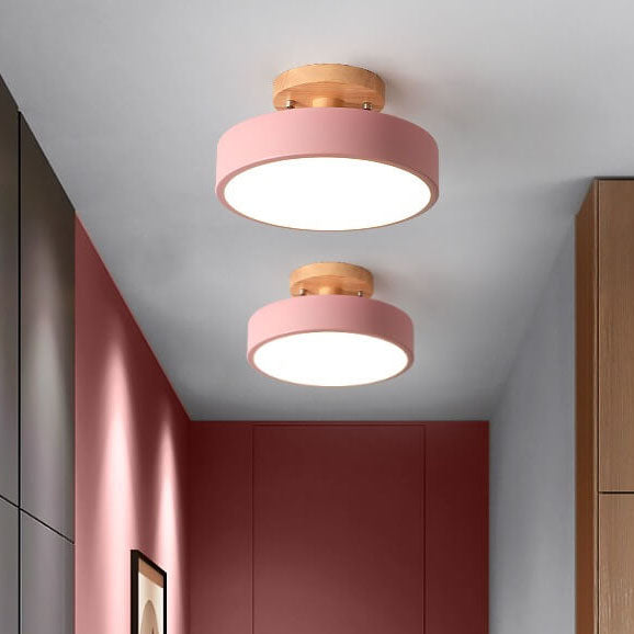 Simple Round LED Ceiling Light – Modern Flush Mount