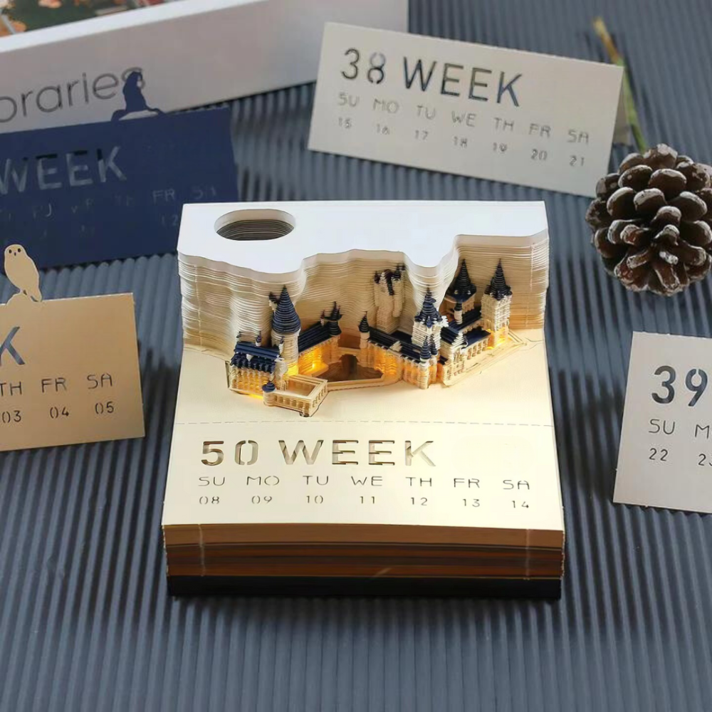 Unique Glow in Dark Desk Calendar - Pexav