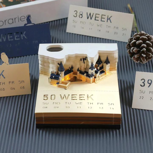 Unique Glow in Dark Desk Calendar - Pexav