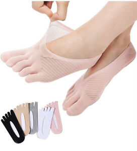Comfortable 5 Pack Ladies Toe Socks - Pexav