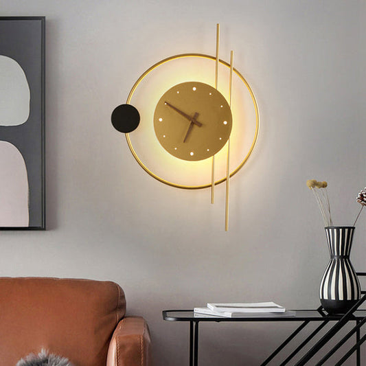 Contemporary LED Illuminated Wall Clock - Pexav