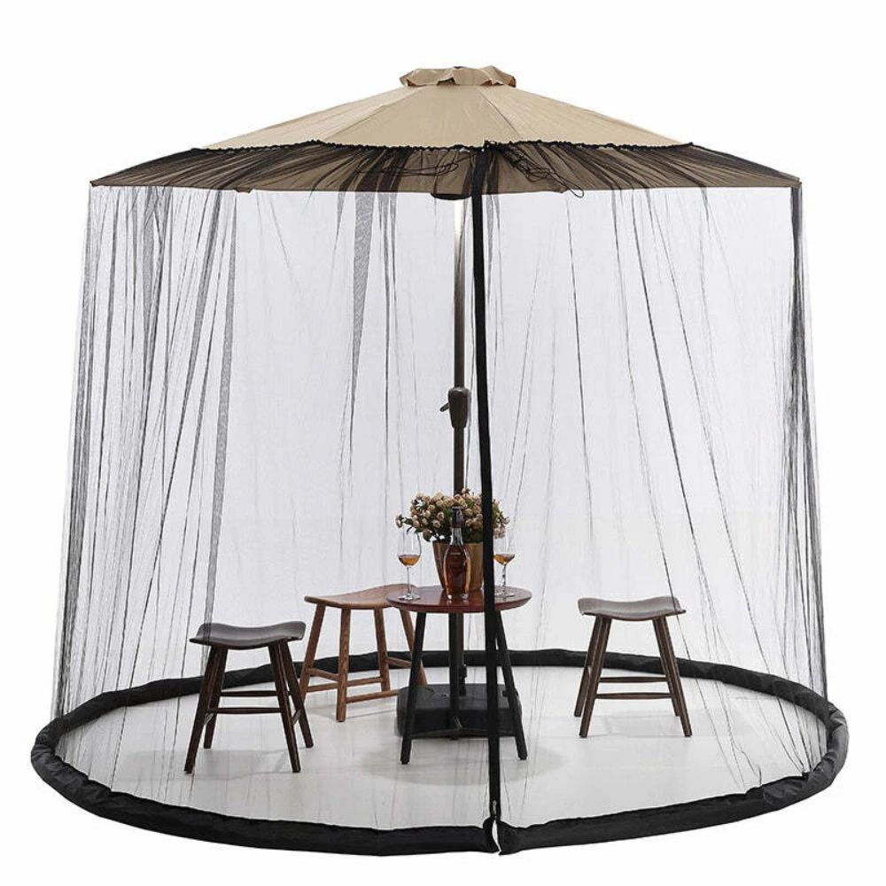 Breathable Patio Umbrella Bug Screen Netting - Pexav