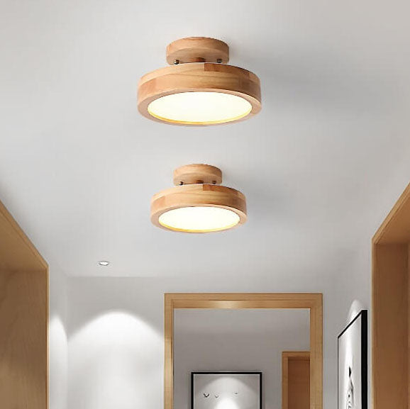Simple Round LED Ceiling Light – Modern Flush Mount