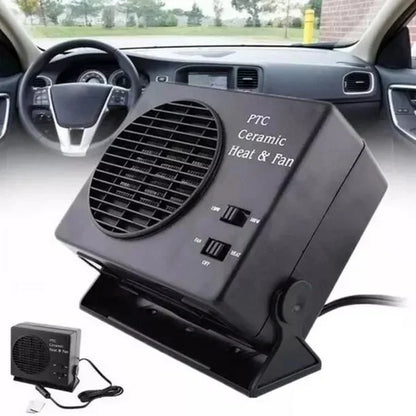 Compact 12V Portable Ceramic Car Heating Fan - Pexav