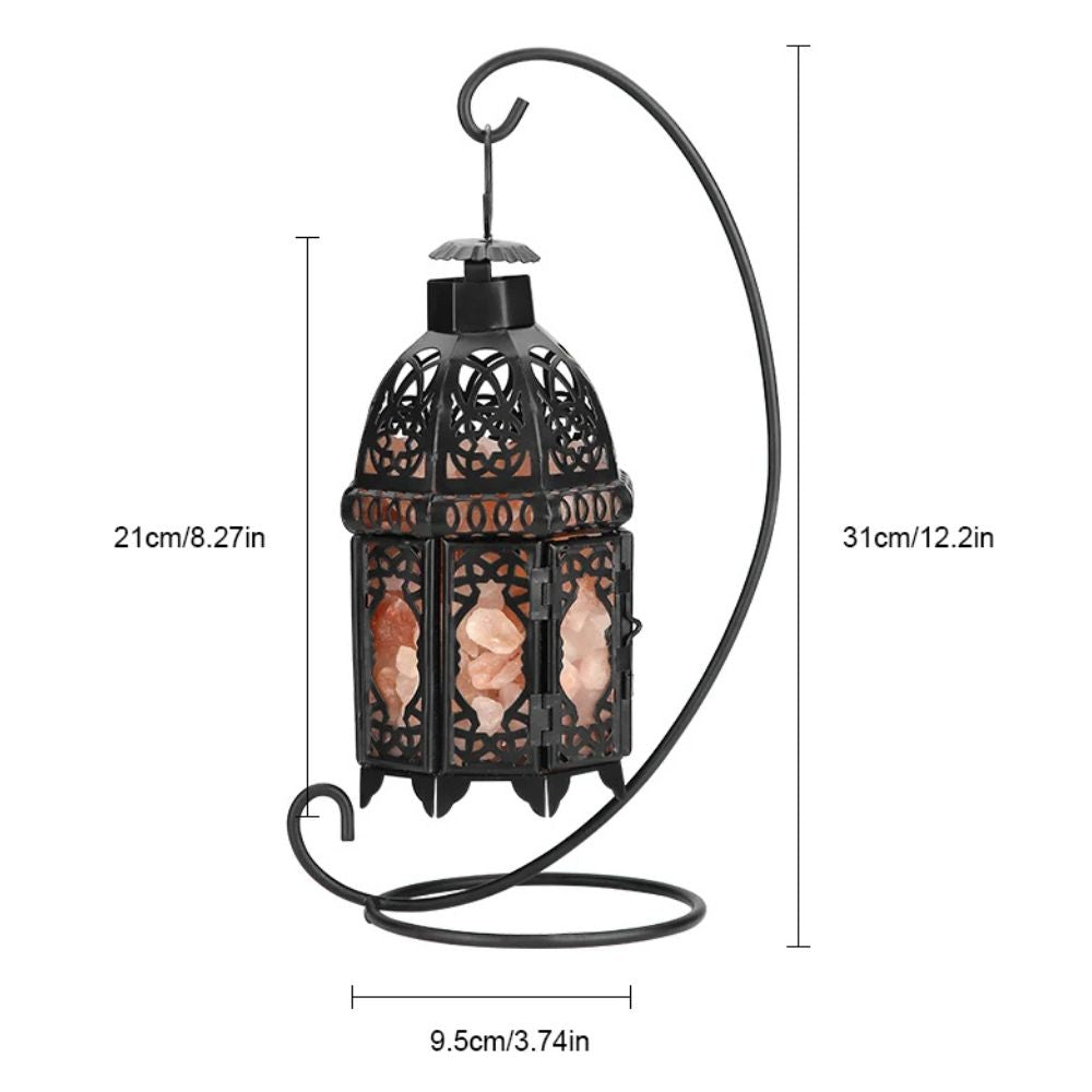 Rustic Metal Himalayan Desk Lamp