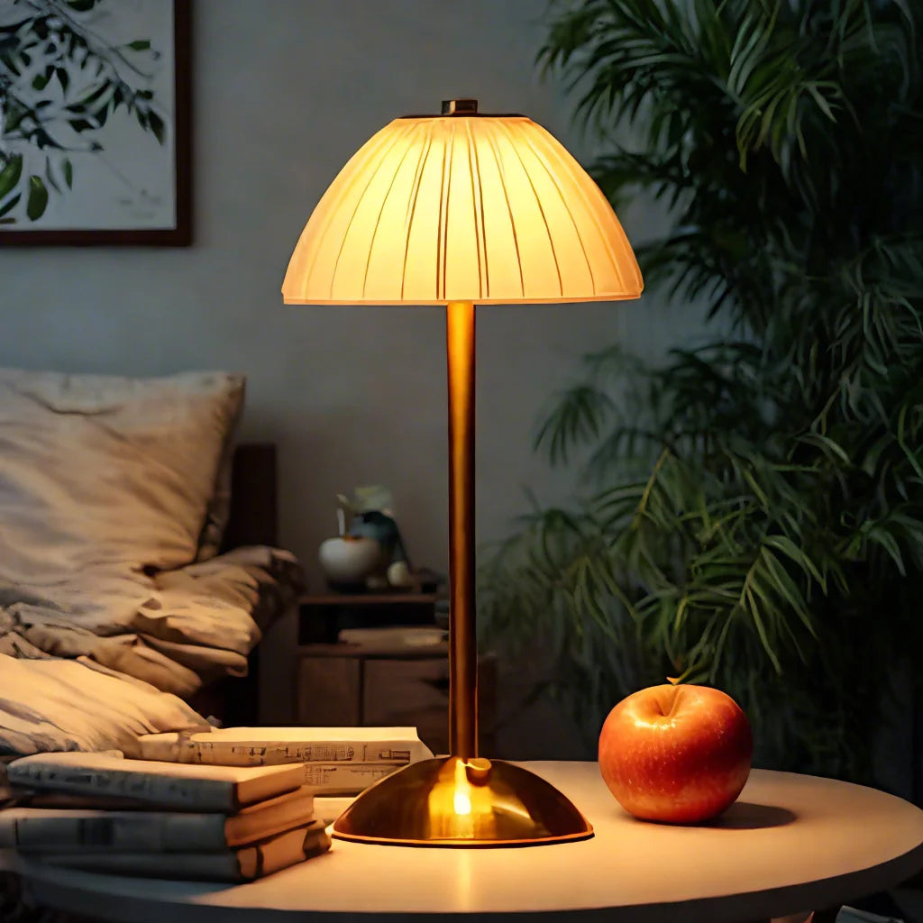 Luxurious Glass Metal Desk Lamp - Pexav