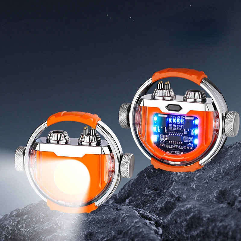 Unique Round LED Plasma Lighter Arc Lamp