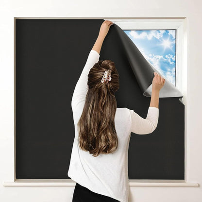 Thermal Black Window Shade Blocker Curtain - Pexav