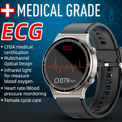 Advanced Fitness Tracker with ECG and Heart Rate Monitor