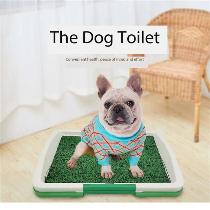 Portable Pet Training Pad with Artificial Turf