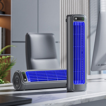 Compact Battery Powered Cooling Fan – Wireless Desk Air Cooler