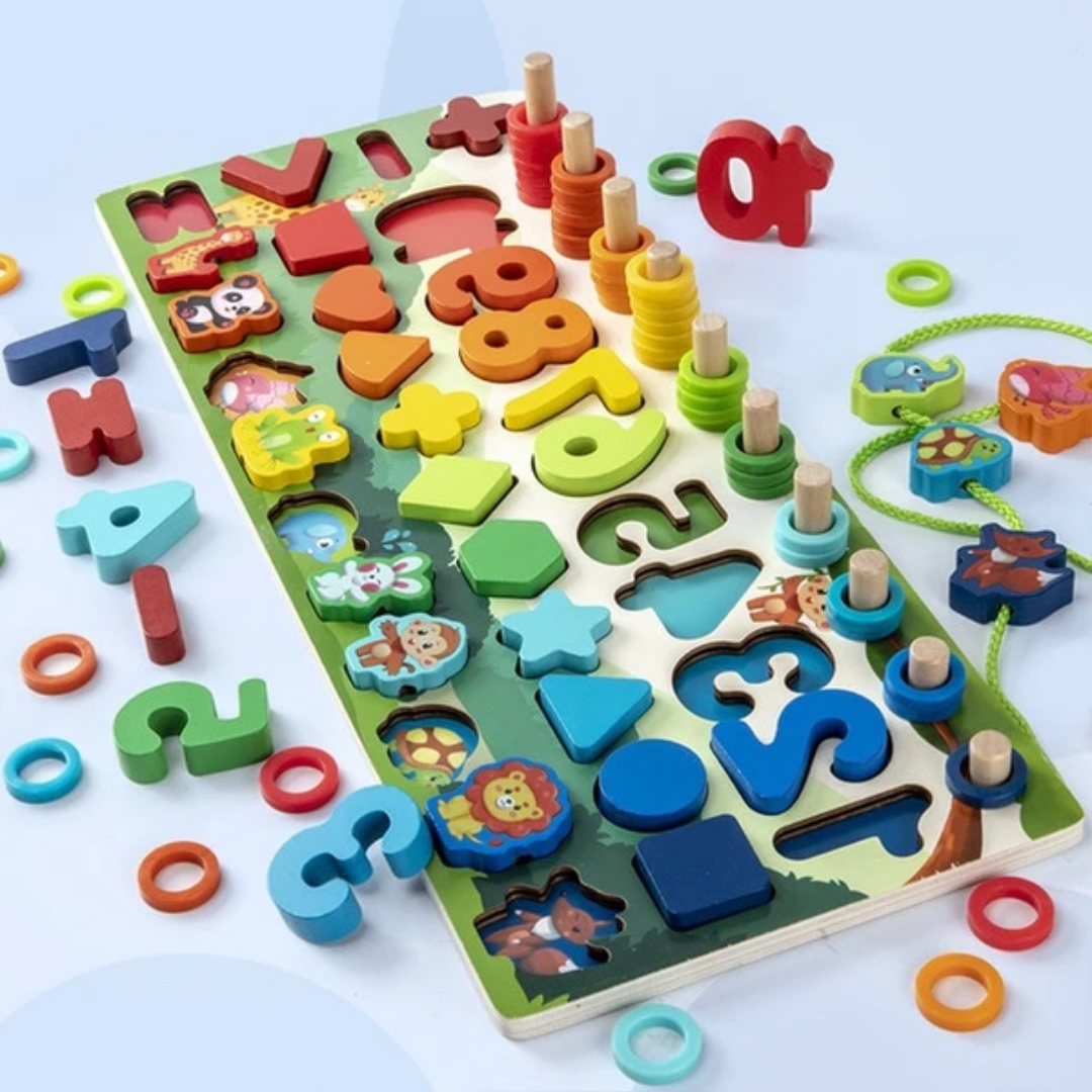 Natural Wooden Learning Toys for Kids Development - Pexav