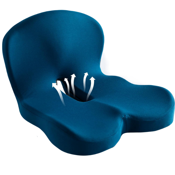 Comfortable Foam Chair Cushion - Ergonomic Back Support - Pexav
