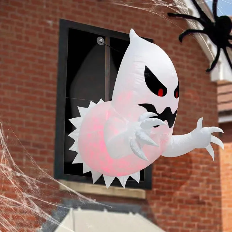 Spooky 5ft Giant Halloween Inflatable Ghost Decor - Pexav