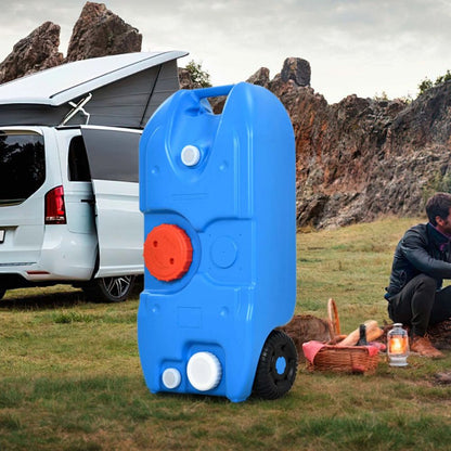 Collapsible Camping Water Storage Tank with Wheels