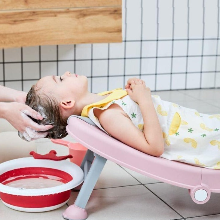 Portable Childrens Adjustable Bath Chair - Pexav