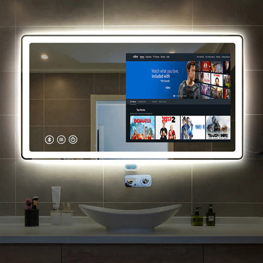 High Tech LED Interactive Bathroom Mirror - Pexav