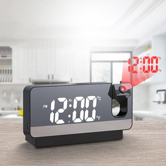 Clear Digital Alarm Clock with Big LED Display - Pexav