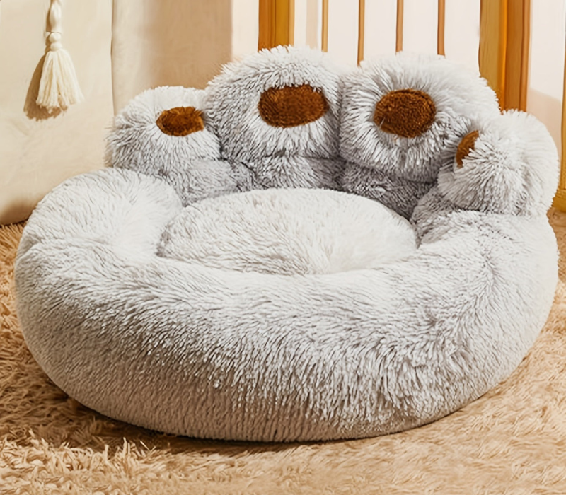 Comfy Dog Pet Bed with Bolstered Sides